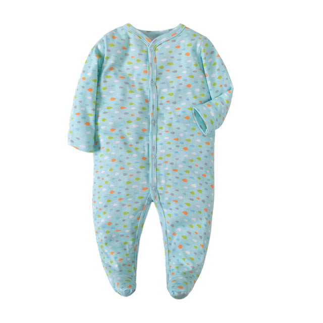 Newborn Cotton Sleepsuit - aeronna-clothing