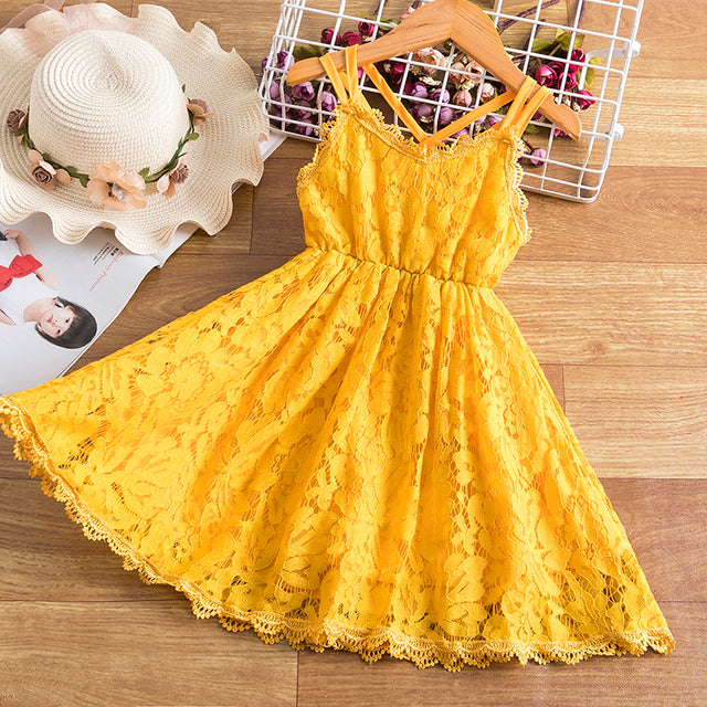 Fancy Flower Princess Dress - aeronna-clothing