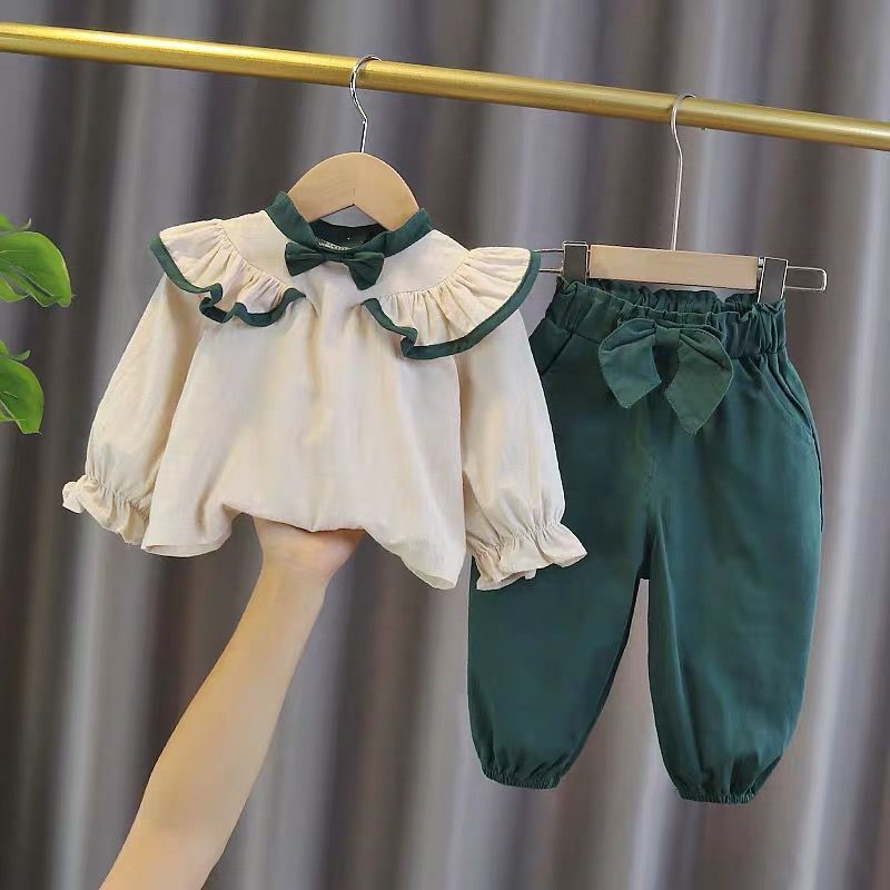 Spring Bowknot Bloomers Set