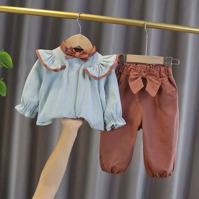 Spring Bowknot Bloomers Set