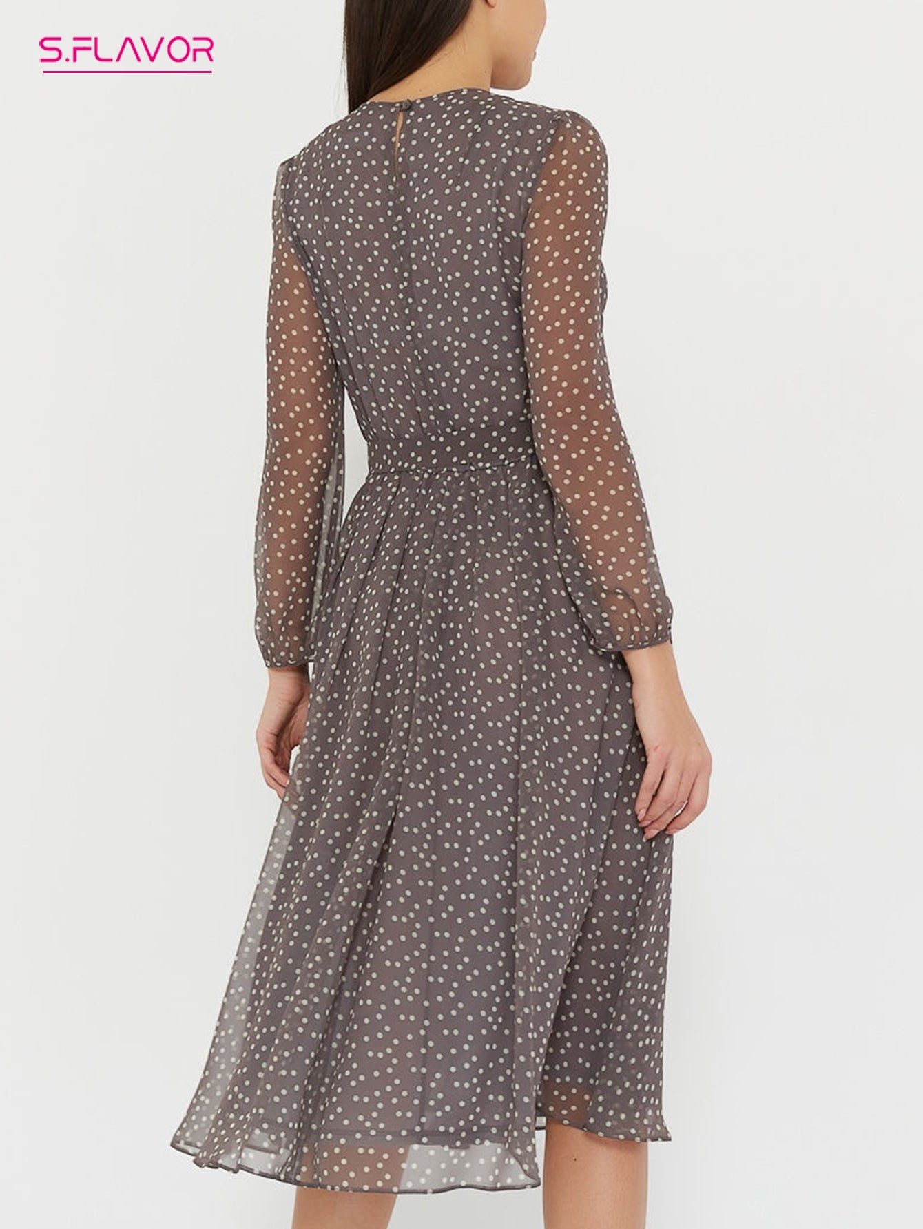 Dot Print Polka Dress