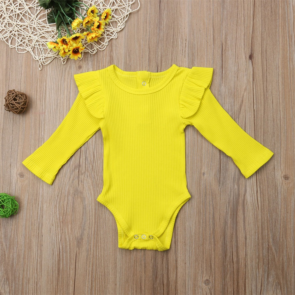 Baby Girl Long Sleeve Romper - aeronna-clothing