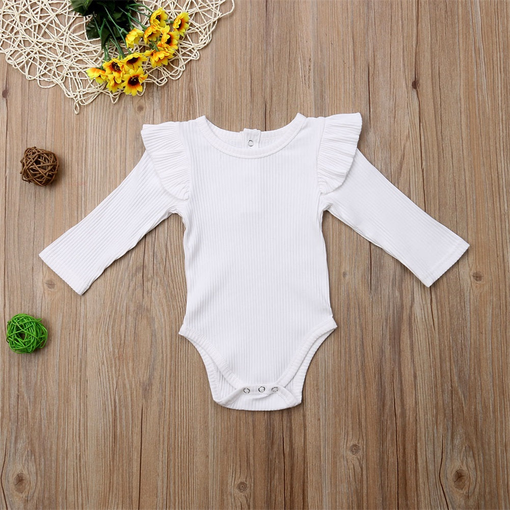 Baby Girl Long Sleeve Romper - aeronna-clothing