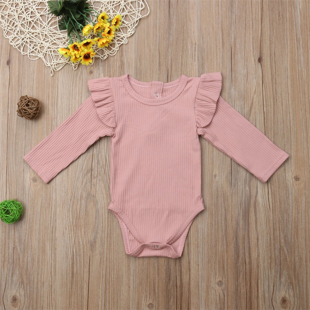 Baby Girl Long Sleeve Romper - aeronna-clothing