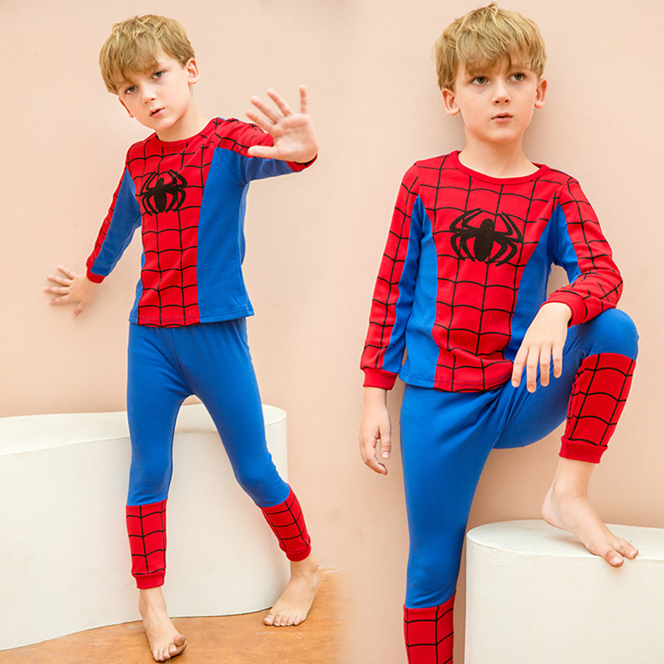 Baby Boy Spiderman Pajama Set - aeronna-clothing