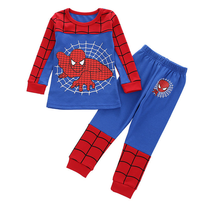 Baby Boy Spiderman Pajama Set - aeronna-clothing